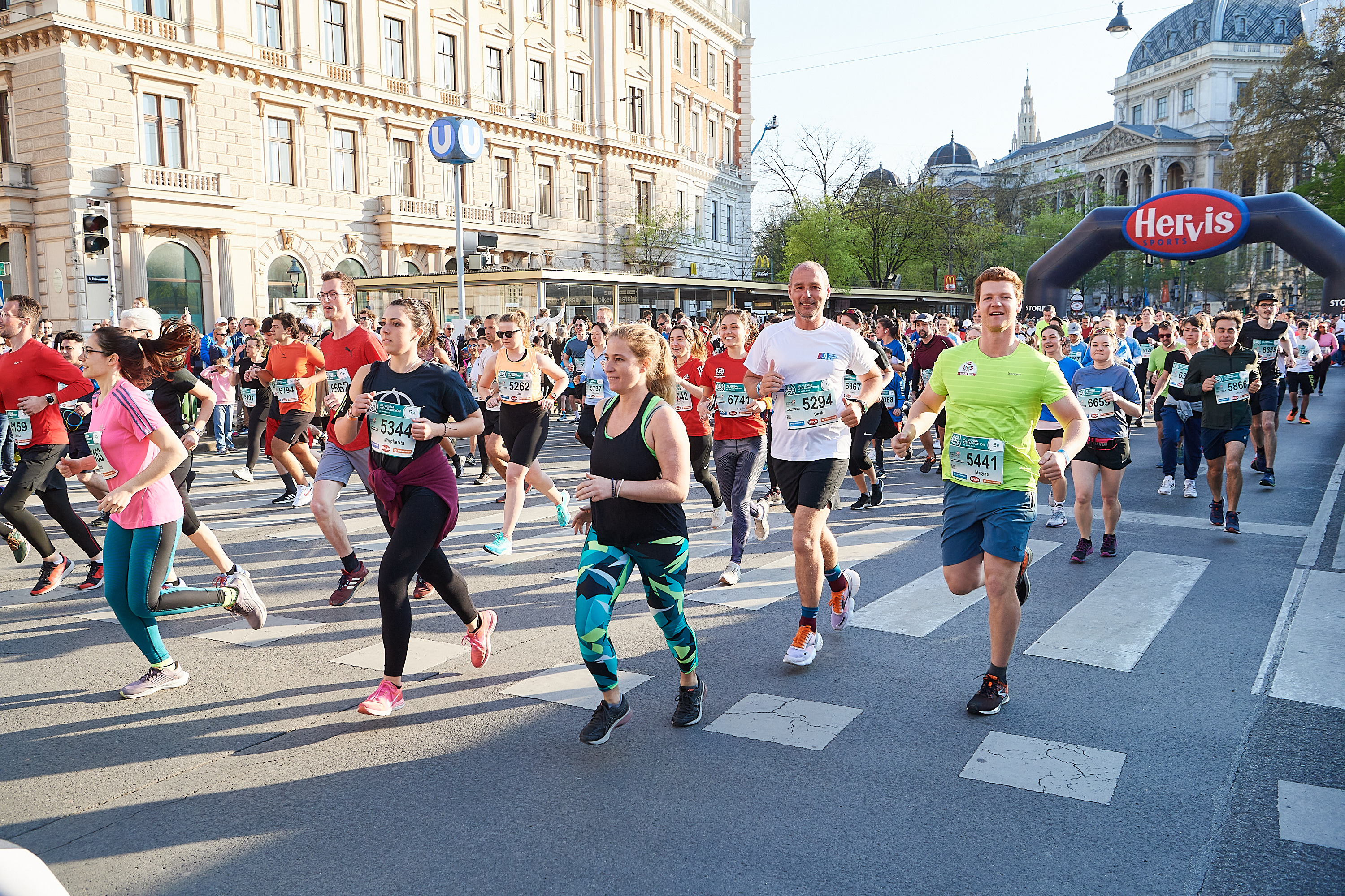 Start zum Vienna 5K. Bild: VCM / Leo Hagen