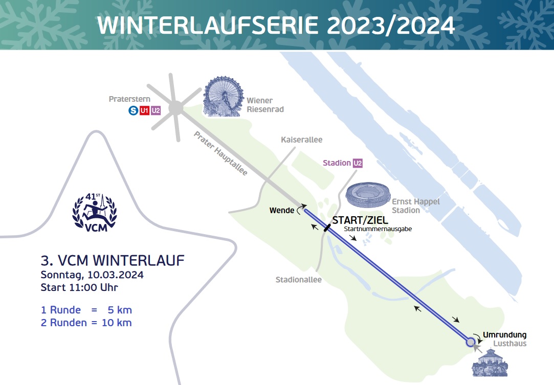 Strecke am 10. März 2023