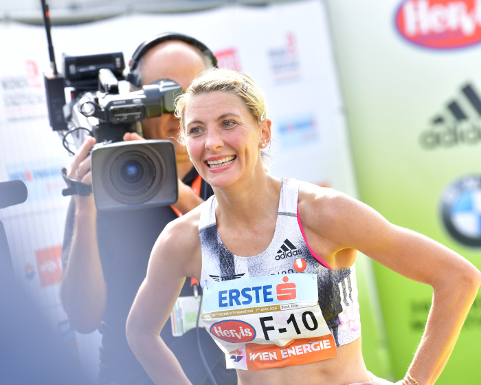 Eva Wutti wird zur Olympiaqualifikation wohl eine Zeit von 2:29:30 erreichen müssen. Bild: VCM / Leo Hagen