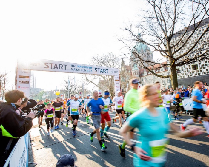Nach zwei Jahren Pause wird der HAJ Hannover-Marathon am 4. April gestartet. Foto: HAJ Marathon Hannover