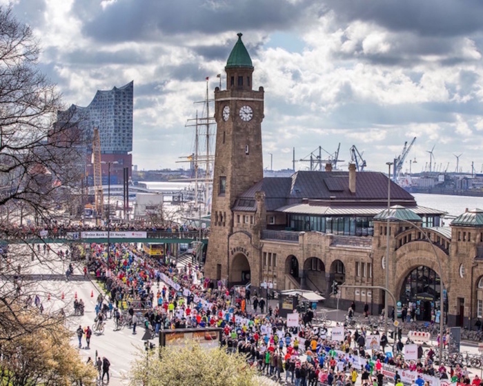 Mit insgesamt rund 20.000 Teilnehmern rechnen die Veranstalter des Haspa Marathon Hamburg. Foto: Haspa Marathon Hamburg