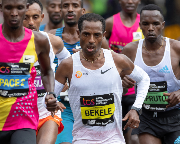 Kenenisa Bekele brach in London den M40 Masters-Weltrekord. Foto: TCS London Marathon