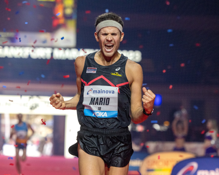 Mario Bauernfeind überraschte in Frankfurt. Bild: Mainova Frankfurt Marathon / Norbert Wilhelmi