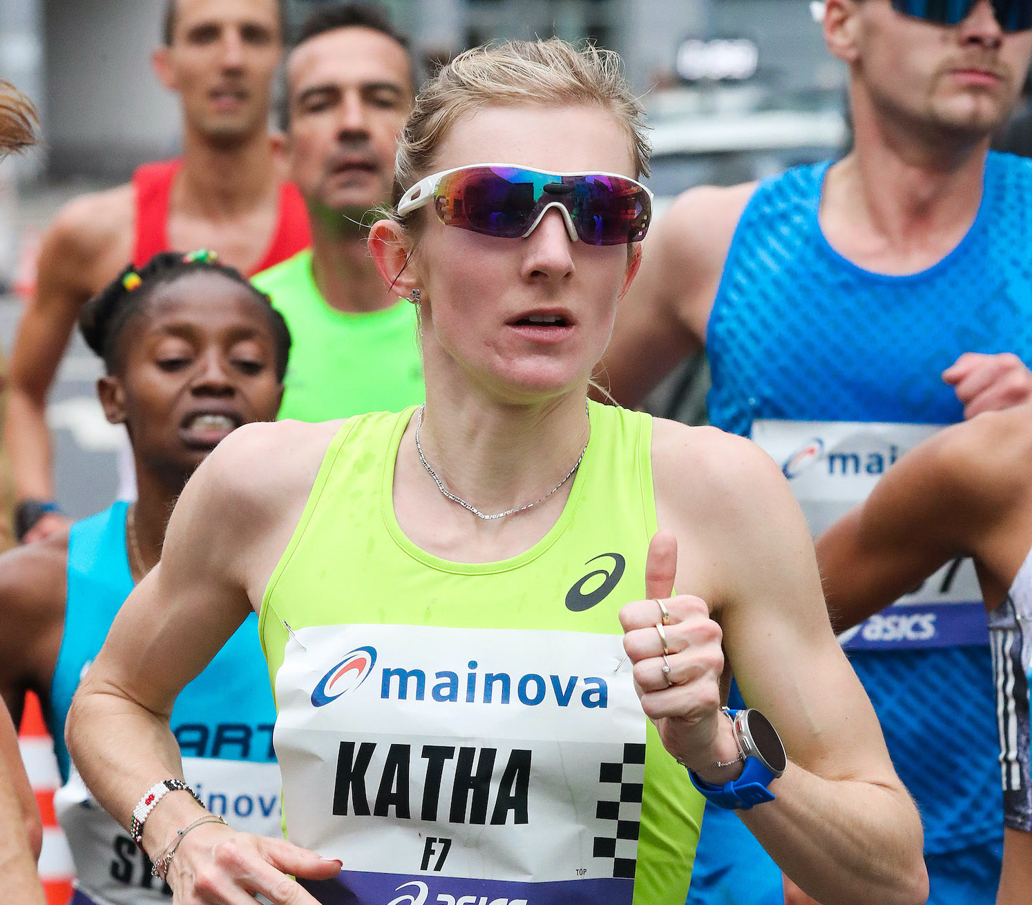 Trotz eines starken Rennens und einer persönlichen Bestzeit reichte es für Katharina Steinruck nicht ganz für die Olympia-Qualifikation. Foto: Victah Sailer / photorun.net