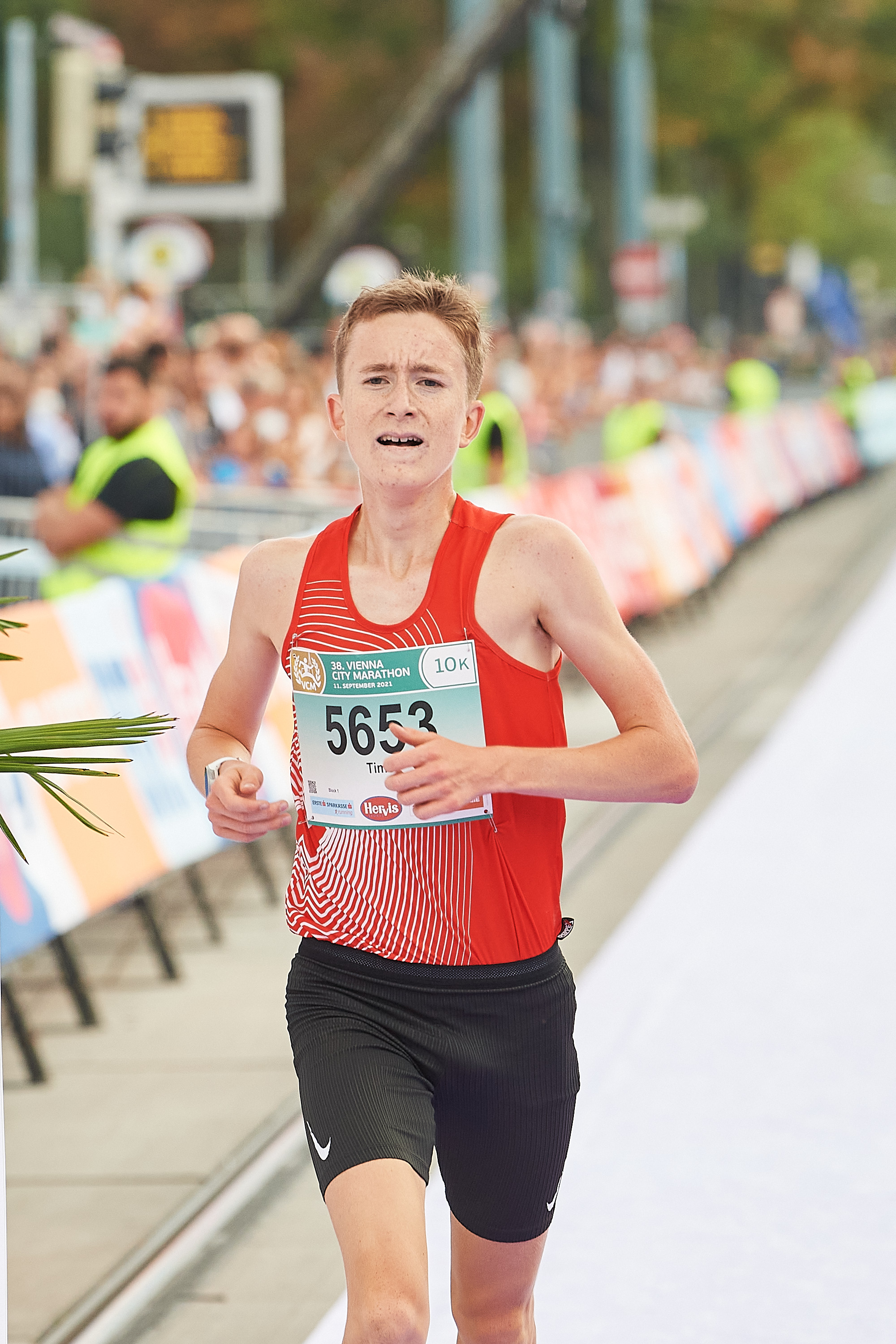 Timo Hinterndorfer beim VCM 2021 (10-km-Lauf). Bild: VCM / Leo Hagen
