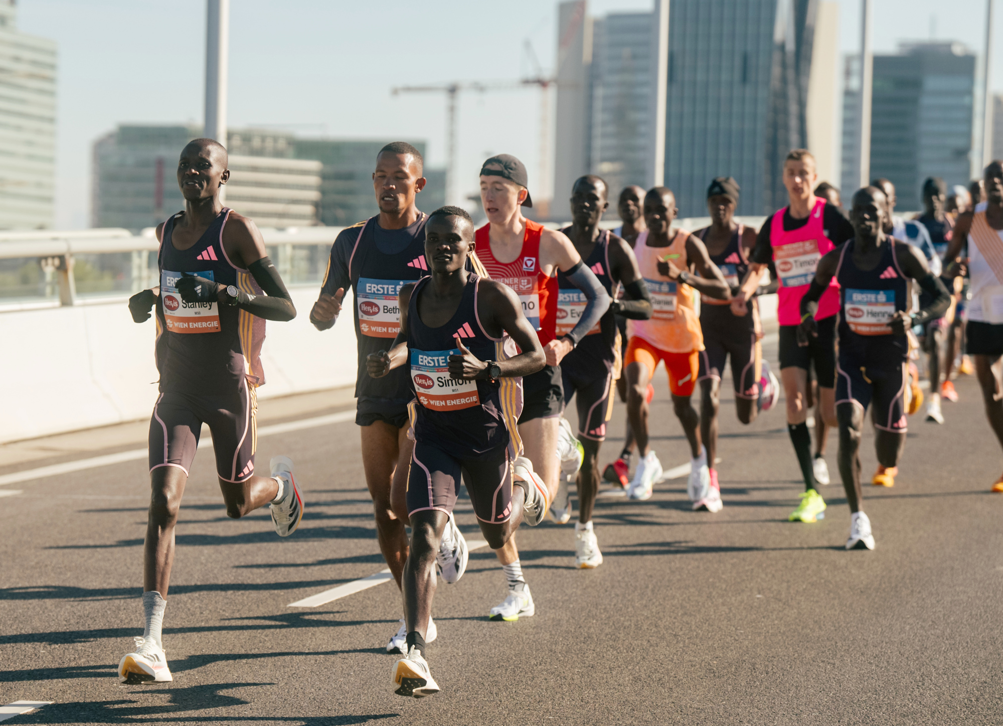 Stanley Kurgat, here at VCM 2024, could well be at the front at this years marathon. Picture: VCM / Jenia Symonds