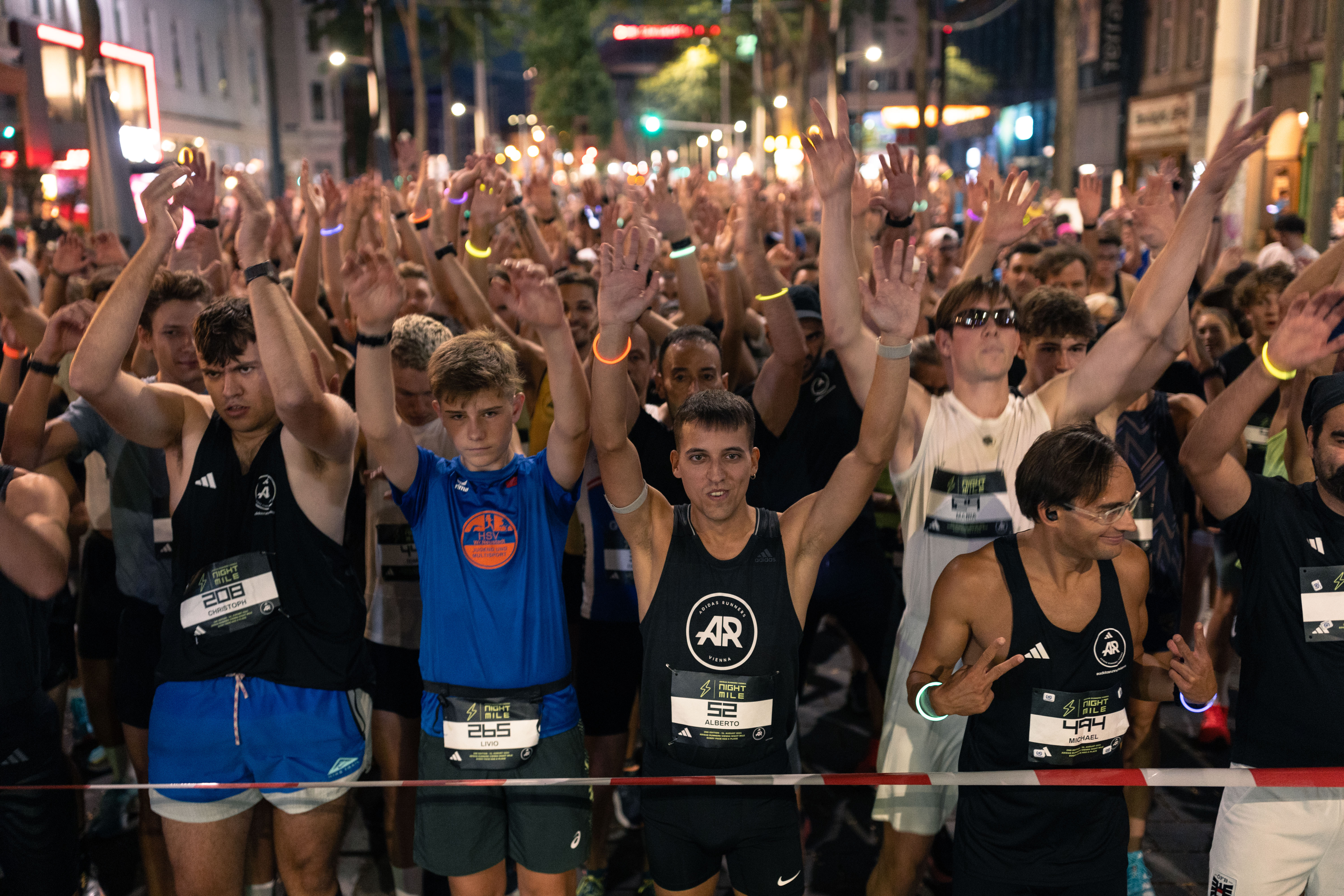 adidas Runners Vienna Night Mile. Picture: Markus Frühmann