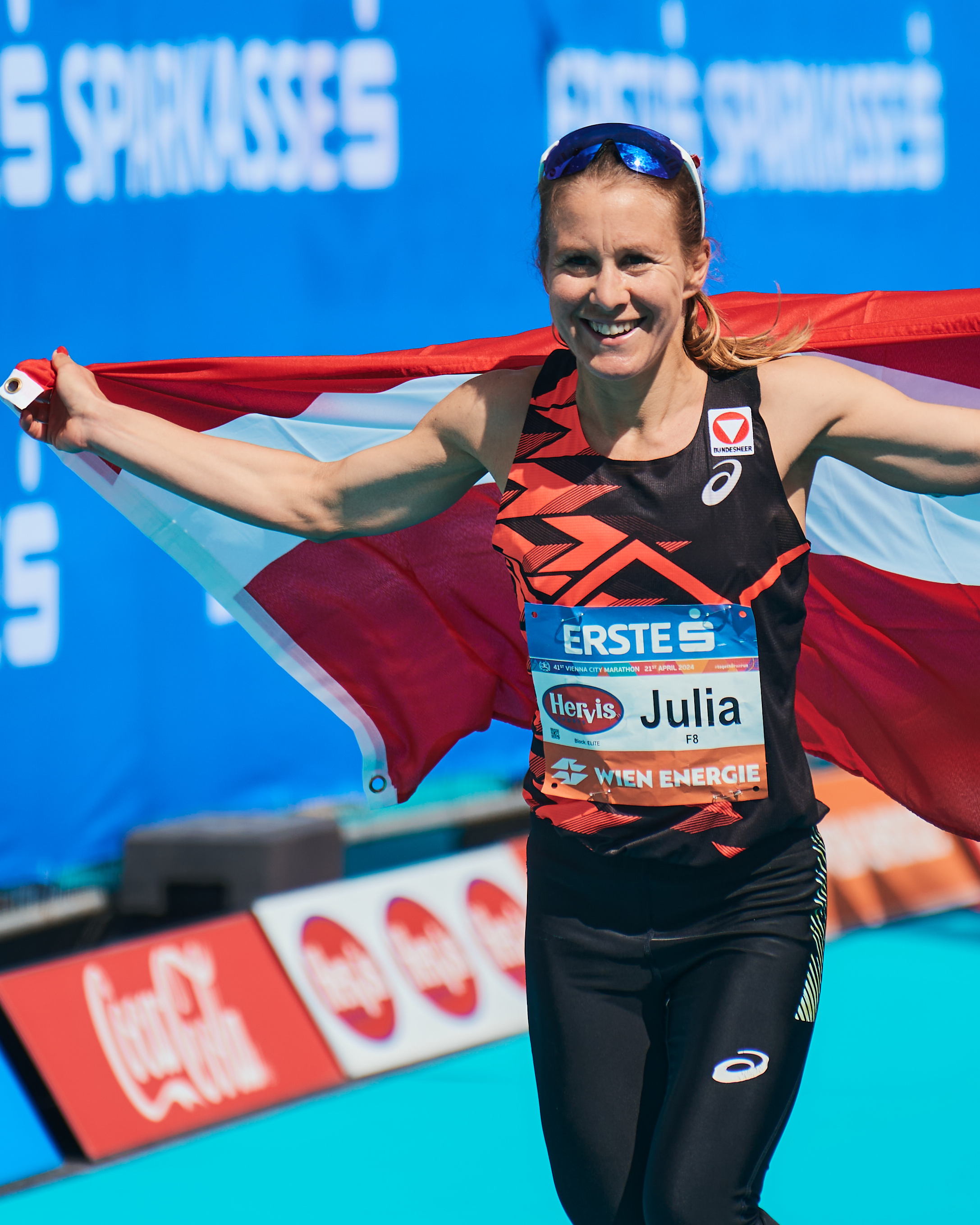Julia Mayer verbesserte in Valencia ihren eigenen österreichischen Rekord. Hier am Bild beim VCM 2024. Foto: VCM / Roman Pfeiffer