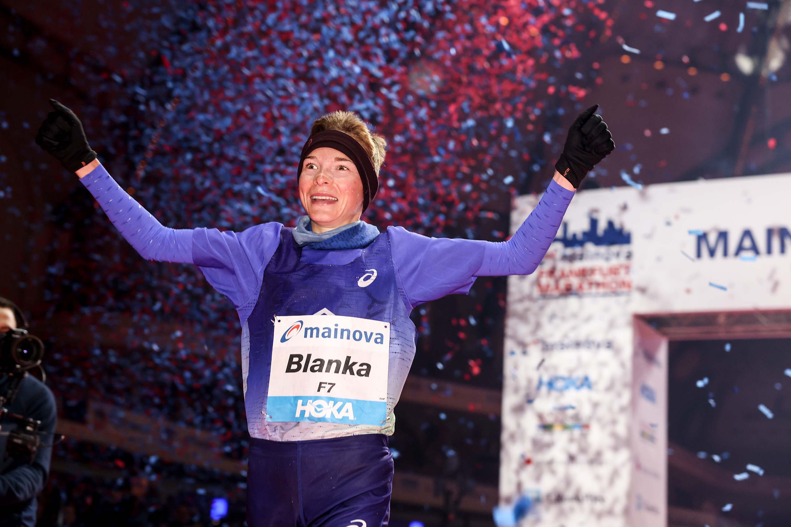 Blanka Dörfel. Bild: Mainova Frankfurt Marathon